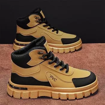 Martin boots men s autumn and winter retro 2024 new men s sports and leisure thick-soled high-top labor insurance shoes tooling trendy shoes 39