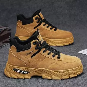 Martin boots men s autumn and winter 2024 new high-end retro American locomotive wind thick-soled heightening tooling boots men 39