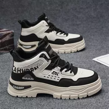 Martin boots men s autumn and winter 2024 new medium tube men s British retro casual leather thick-soled non-slip tooling boots 39