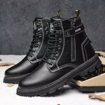 Martin boots men s autumn new high-top British style tooling boots men s retro casual trend winter fashion board shoes 39