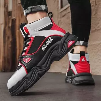 Martin boots men s boots new thick-soled wear-resistant sports tooling shoes high-top fashion casual men s shoes 39