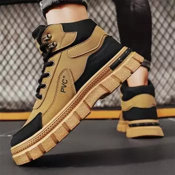 Martin boots men s new British style high-top boots casual platform tooling boots men s trend short boots 39