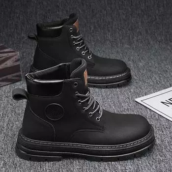 Martin boots men s spring construction site wear-resistant construction work Martin boots tooling waterproof and non-slip mountaineering spring 39