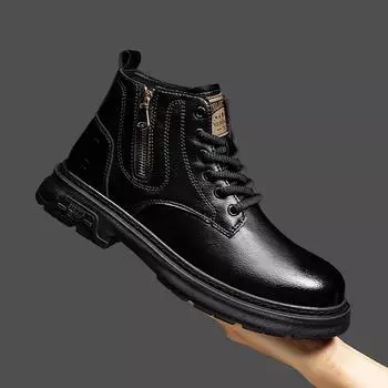 Martin boots new autumn trend men s new high-top British style tooling boots men s high-end casual shoes 39