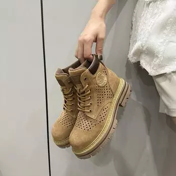 Martin Boots Vintage Women s Short Boots Work Boots 33 коричневый