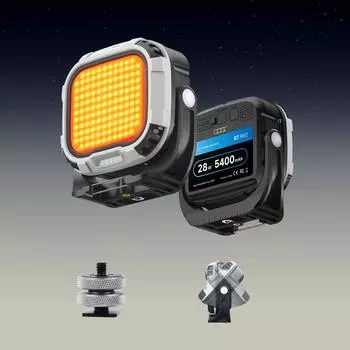 MARTVSEN R7 PRO 28 Вт Магнитный светодиодный светильник для видео Портативный заполняющий светильник Многофункциональный светильник для камеры с чёрный