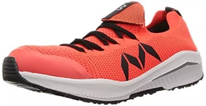 Marugo JSAA A A Mandame Knit SOC 201 Safety Sneakers, Breathable, High Resilience, Steel Toe Core, - orange