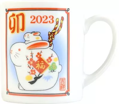 Maruhi Hida Pottery Shochikubai Mug No.C-22