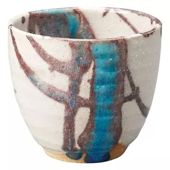 Marui Seito Shigaraki Ware Hechimon Чайная чашка Емкость 300 мл Ледниково-белый примерно. МР-3-4495 белый