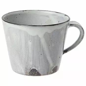 Marui Seito Shigaraki Ware Hechimon Mug Cup Comb Grain