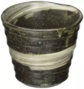 Marui Seito Shigaraki Ware Hechimon Rock Cup Ceramic Tumbler Kuroiso Capacity Approximately 330ml Ceramic Made in Japan MR-3-3232