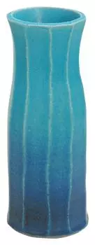 Marui Seito Shigaraki Ware Hechimon Vase Ceramic Flower Base Flower Vase Seiran Chamfer Height Approx. 25cm Ceramic Made in Japan MR-1-2502