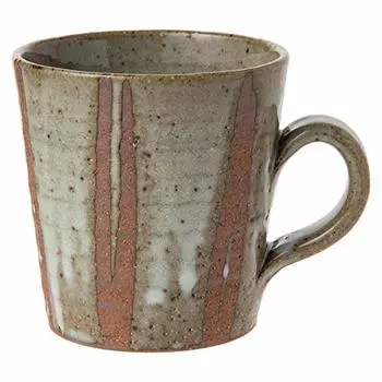 Marui Seitou MR-3-3336 Кружка Hechimon Shigaraki Ware, большая, Shirahagi Tachi-Line, 11,2 жидких унций (330 мл)