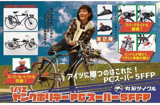 Maruishi Cycle Young Holiday PC Super 5FFP All 2 types set 1/12