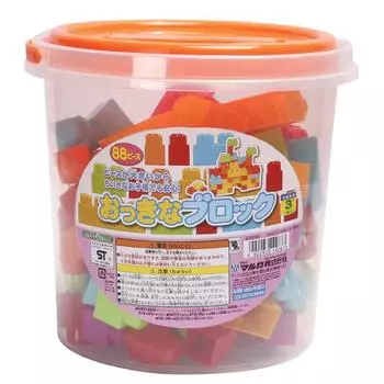 Maruka 181106 Big Block 88P Развивающая игрушка для возраста, игрушка, 3+