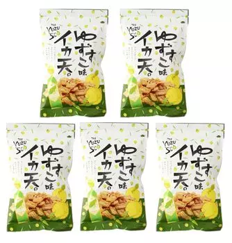 Maruka Foods Кальмар Темпура Юдзусуко Вкус 65 г x Пакет Юдзу Перец