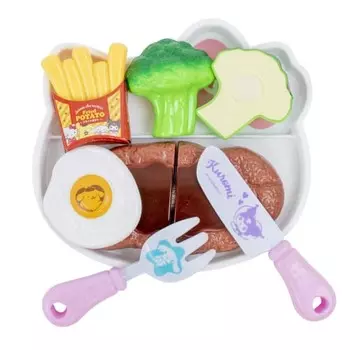 Maruka Sanrio Characters Kids Plate Toy Play House Ages 3+ 194224