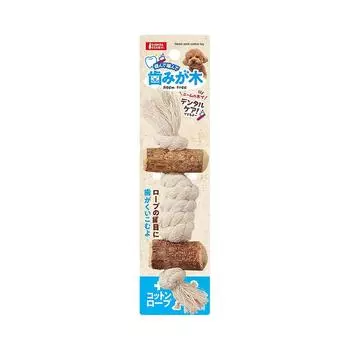 Marukan GONTA CLUB Toothbrushing Plus Cotton Rope S