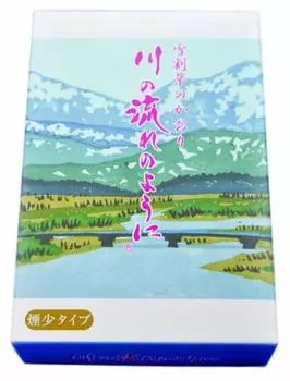 Marukano Murata Like the Flow of a Yukiwari Grass Low Smoke Type Incense, River, Scent, Approx. 140g, зелёный