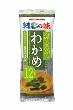 Marukome Raw Miso Restaurant Низкое быстрорастворимое мисо 12 порций x 12 Отлично подходит для профилактики теплового удара и для питания Суп, Ароматизатор, Вакаме, Соль, Суп,