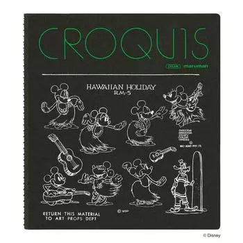 Maruman Croquis Book SQ Микки Маус E Микки 90-я годовщина Disney SQB-D7