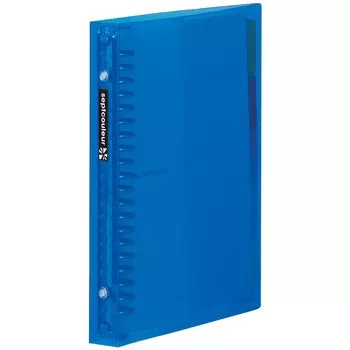 Папка-регистратор Maruman Loose Leaf A5 Sept Couleur 20 отверстий Blue F381C-02 синий