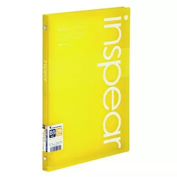 Maruman Loose Leaf Binder B5 Inspire 26 Holes Yellow 4 Book Set F017-04 жёлтый