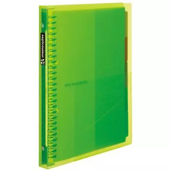 Папка-регистратор Maruman Loose Leaf B5 Sept Couleur 26 отверстий Зеленый F615B-03 зелёный