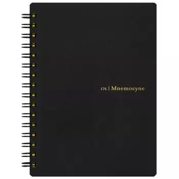 Maruman Note Neemocine 20th Anniversary Ring Note 7mm Ruled A6 Black N176