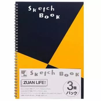 Maruman S131 A4 Sketchbook Design Series Бумага для рисования 24 листа [набор из 3 книг] Sketch Illustration Drawing Book Скрапбукинг