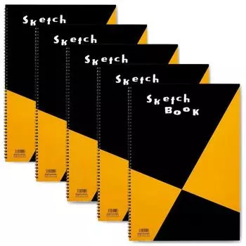 Maruman Sketchbook A3 Design Series Drawing Paper Narrow Opening 24 Sheets 5 Book Set S115X5