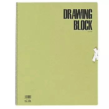 Maruman Sketchbook Olive Series F6 Thick Drawing Paper 20 Sheets S86 White