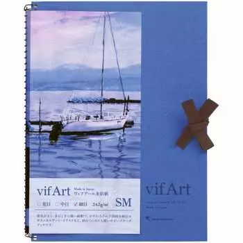 Maruman Sketchbook SM Vifuar Watercolor Paper Fine 15 Sheets S31VA