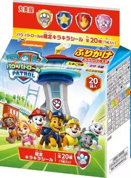 Marumiya Food Industry Paw Patrol Furikake Mini Pack 20 пакетиков 44 г x 10 штук