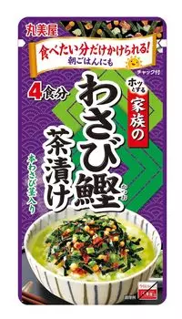 Marumiya Food Industry Wasabi Bonito Chazuke, большая сумка, 25 г x 10 шт., Family s