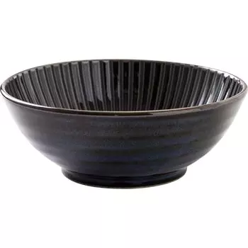 Marusankondo Mino Ware Pinwheel 140 Bowls Navy Salad Bowl