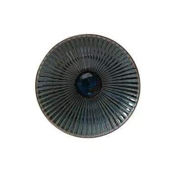 Marusankondo Mino Ware Pinwheel 160 Plate Navy Salad Plate