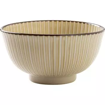 Marusankondo Mino Ware Pinwheel 165 Bowl White Multi Bowl