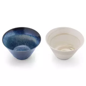 Marusankondo Minoyaki home ramen bowl color (2 set)