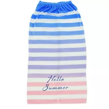 Marushin 100cm long wrap towel SUN HEART Sunset gradient Antibacterial UV protection Girl 0625023300