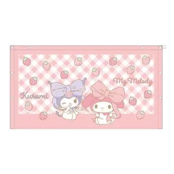 Marushin 60cm long roll towel Sanrio My Melody Big ribbon Antibacterial UV protection Girl 3765004100