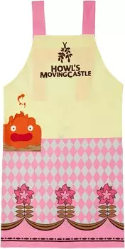 Marushin Apron Calcifer H85 x W100cm Calcifer Apron for Adults Thin Nursery School Nursery Teacher Kindergarten 1165021200