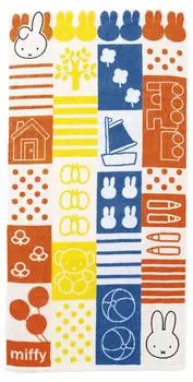 Marushin Bath Towel Miffy 60 x 120 cm Peace Miffy Cotton 5805008700 100%