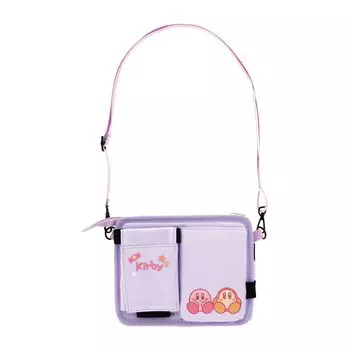 Marushin Carry Case Drink Holder Nintendo Dream Land Travel Friends Shoulder Drink Holder with Pocket 4585030900 Kirby s