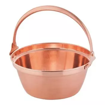 Marushin Copperware Endo Shoji Copper Wild Vegetable Pot Tin Lined 27cm ASV01027 (No Inside) медный