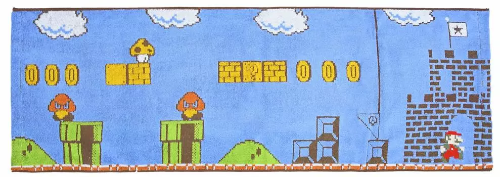 Marushin Длинное лицо Nintendo Mario Scroll 4485008400 Полотенце, Полевое,