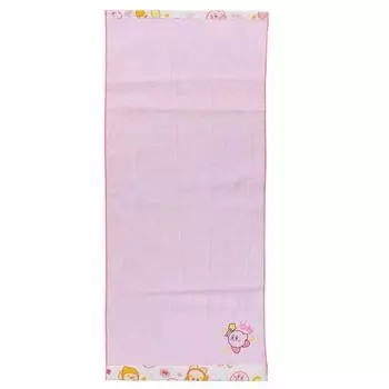 Marushin Face Kirby of the Rolling Waddle 34 x 80 cm Towel, Nintendo, Stars, Candy, Dee, 4585006600,