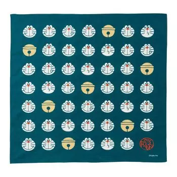 Marushin Furoshiki Doraemon Сделано в Японии Милый хлопок Крупный моющийся горошек с лицом 2905000900 100%