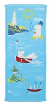 Marushin Gauze Face Towel Callastus Made in Imabari 1405020100 Moomin 34x80cm, Gauze, Japan, Towel,