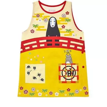 Marushin Ghibli Apron Nursery Teacher Spirited Away From the Bridge Character Cute Adult Run Shape Nursery School Kindergarten 1025009700 Women s